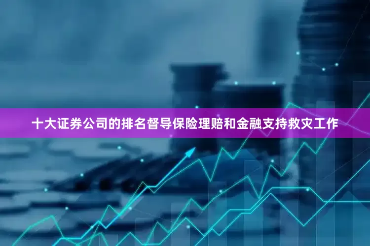 十大证券公司的排名督导保险理赔和金融支持救灾工作