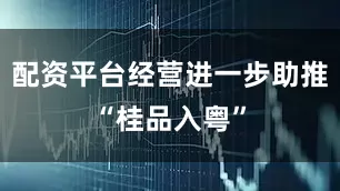 配资平台经营进一步助推“桂品入粤”